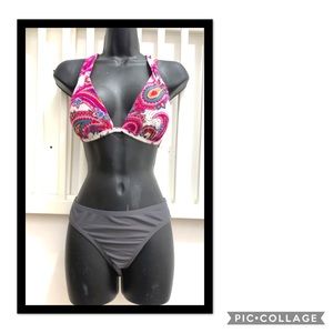 Gianni Bini Paisley print bikini top & bottom!